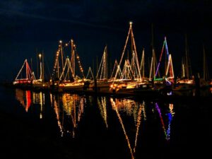 Jachthaven in Kerstsfeer - Hallo Terschelling