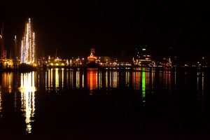 Kerstsfeer haven Terschelling - Hallo Terschelling