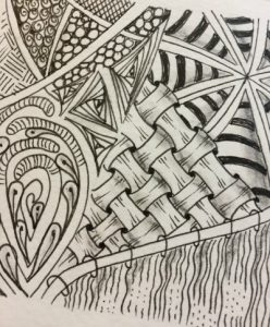 basistechnieken zentangle tekenen Cathy van nes - Hallo Terschelling