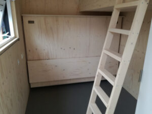 chalet Black Beauty - tweede slaapkamer - opklapbed- Hallo Terschelling
