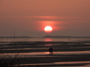 De Akker op Terschelling zonsondergang