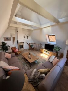 Zithoek woonkamer 't Veilige Nest - Vakantiehuis op Terschelling _ Hallo Terschelling