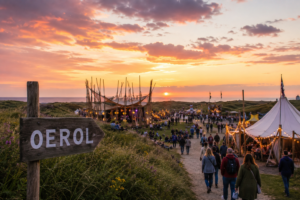 Last minute vakantiehuis tijdens Oerol op Terschelling met festivalsfeer in de duinen