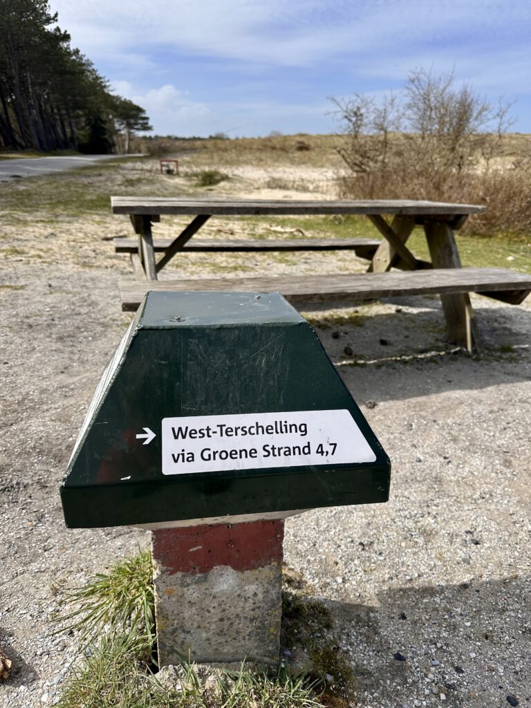 fietsen door de duinen