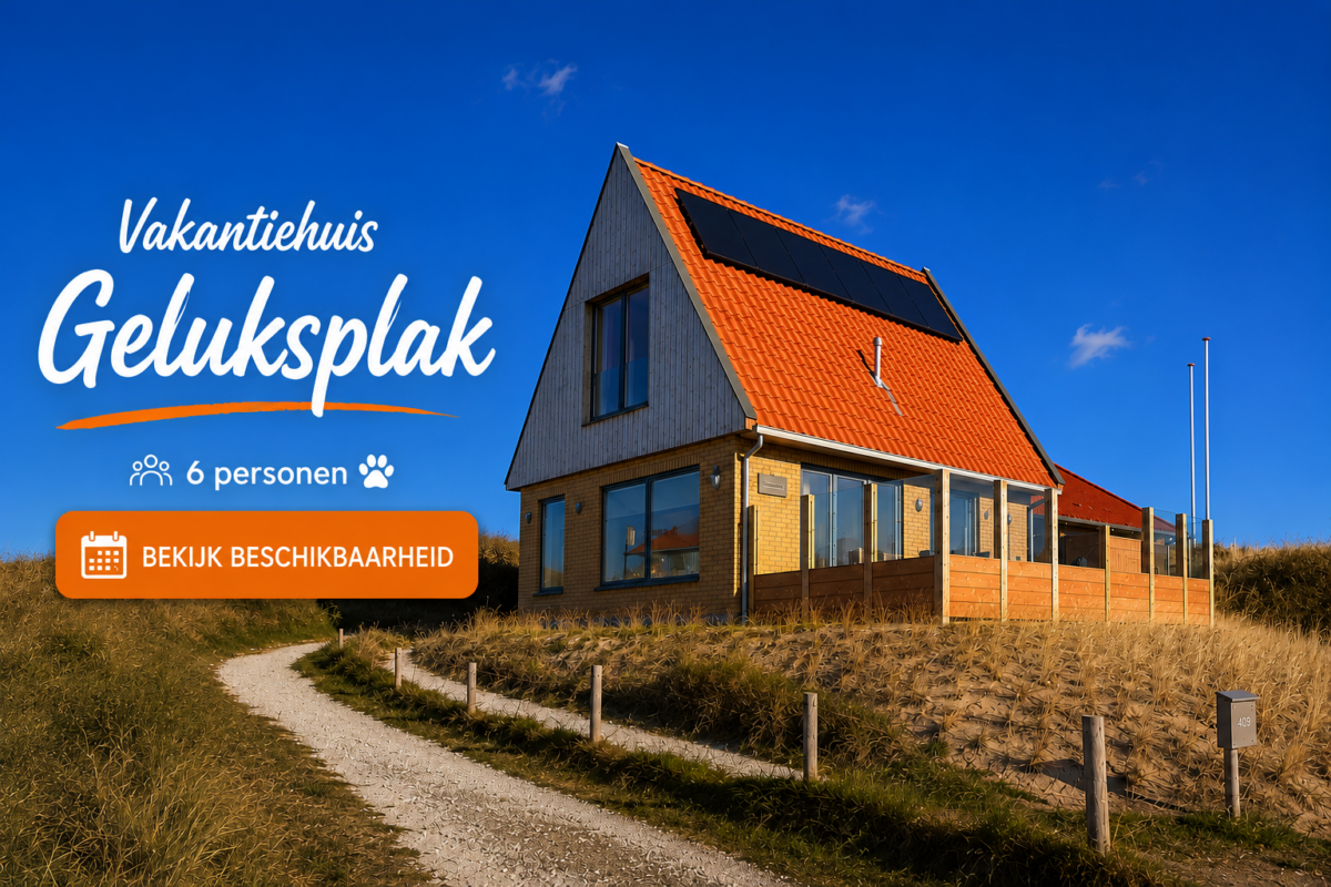 Kindvriendelijk vakantiehuis Geluksplak in Midsland aan Zee