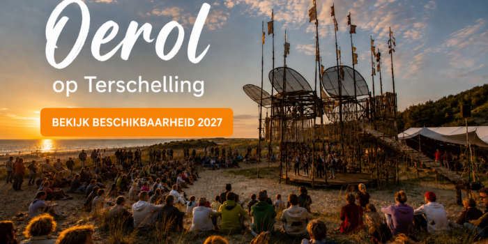 Oerol op Terschelling – bekijk beschikbaarheid vakantiehuisjes op Terschelling tijdens Oerol