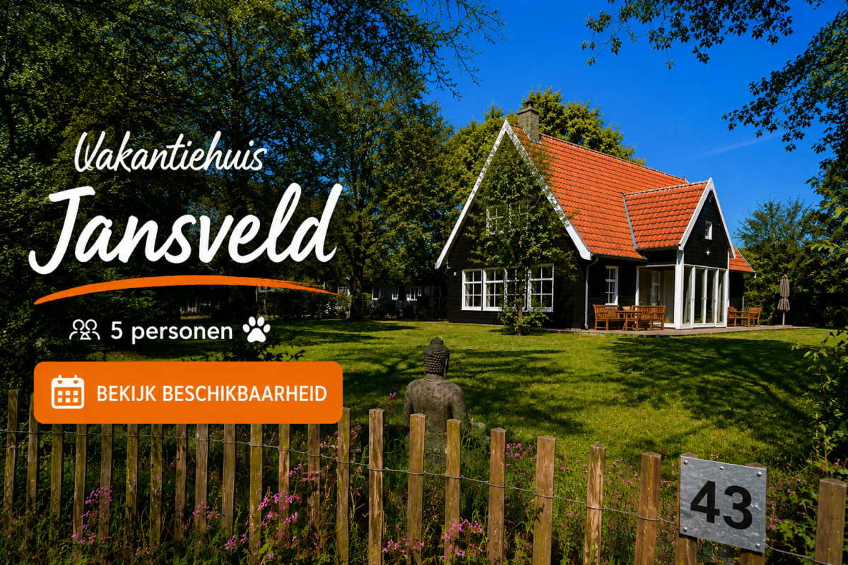 Vakantiehuis Jansveld in Formerum, hond welkom